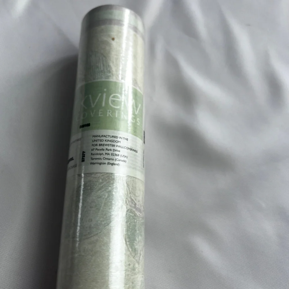 Parkview Wallcoverings Prepasted Washable Wallpaper Rolls Green Texture Pattern